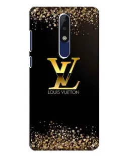 Чехол для Nokia 5.1 Plus (X5) с картинкой «LV — золотые искры» Чехол для Nokia 5.1 Plus (X5) с картинкой «LV — золотые искры»