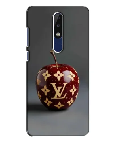 Чехол для Nokia 5.1 Plus (X5) с картинкой «Красное яблоко LV»