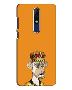 Чехол для Nokia 5.1 Plus (X5) с картинкой «Золотая обезьяна Bored Ape» Чехол для Nokia 5.1 Plus (X5) с картинкой «Золотая обезьяна Bored Ape»