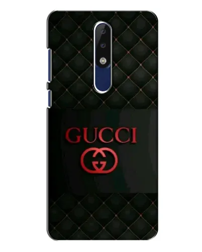 Чохол для Nokia 5.1 Plus (X5) з картинкою «Gucci — стьобаний чорний»