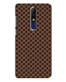 Чохол для Nokia 5.1 Plus (X5) з картинкою «Gucci — шоколадна сітка»