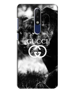 Чохол для Nokia 5.1 Plus (X5) з картинкою «Gucci — дика природа»