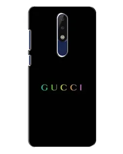 Чохол для Nokia 5.1 Plus (X5) з картинкою «Gucci — неоновий мінімалізм»