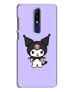 Чехол для Nokia 5.1 Plus (X5) с картинкой «Kuromi — нежный фиолетовый»