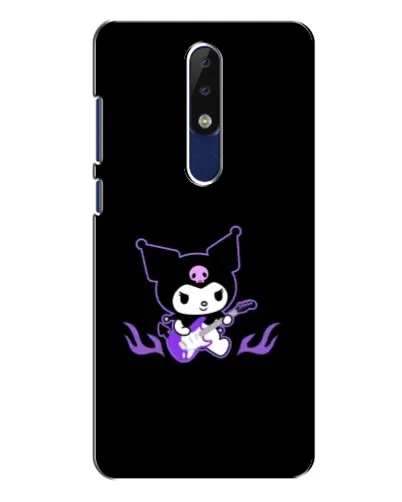 Чехол для Nokia 5.1 Plus (X5) с картинкой «Электрическая Kuromi» Чехол для Nokia 5.1 Plus (X5) с картинкой «Электрическая Kuromi»