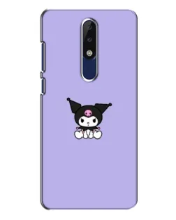 Чехол для Nokia 5.1 Plus (X5) с картинкой «Kuromi — фиолетовый минимализм»