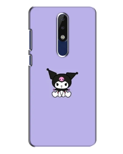 Чехол для Nokia 5.1 Plus (X5) с картинкой «Kuromi — фиолетовый минимализм» Чехол для Nokia 5.1 Plus (X5) с картинкой «Kuromi — фиолетовый минимализм»