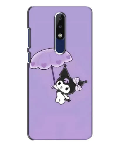 Чехол для Nokia 5.1 Plus (X5) с картинкой «Kuromi с зонтиком» Чехол для Nokia 5.1 Plus (X5) с картинкой «Kuromi с зонтиком»