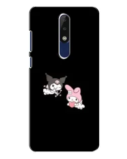 Чехол для Nokia 5.1 Plus (X5) с картинкой «My Melody и Kuromi»
