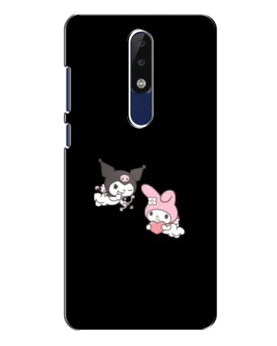 Чехол для Nokia 5.1 Plus (X5) с картинкой «My Melody и Kuromi» Чехол для Nokia 5.1 Plus (X5) с картинкой «My Melody и Kuromi»