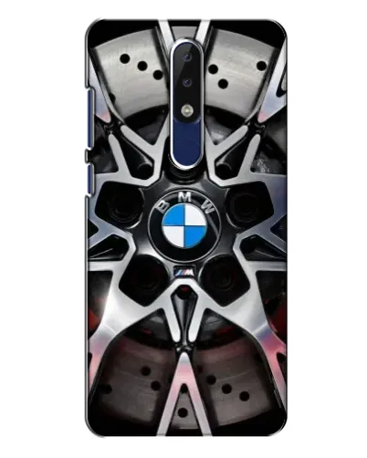 Чехол для Nokia 5.1 Plus (X5) с картинкой «BMW — деталь диска»