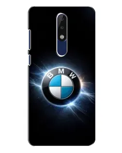 Чехол для Nokia 5.1 Plus (X5) с картинкой «BMW — неоновое сияние» Чехол для Nokia 5.1 Plus (X5) с картинкой «BMW — неоновое сияние»