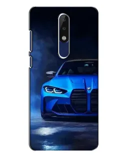 Чехол для Nokia 5.1 Plus (X5) с картинкой «Голубая BMW M4» Чехол для Nokia 5.1 Plus (X5) с картинкой «Голубая BMW M4»