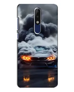 Чехол для Nokia 5.1 Plus (X5) с картинкой «BMW в дыму» Чехол для Nokia 5.1 Plus (X5) с картинкой «BMW в дыму»