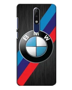 Чехол для Nokia 5.1 Plus (X5) с картинкой «BMW M-stripes стиль» Чехол для Nokia 5.1 Plus (X5) с картинкой «BMW M-stripes стиль»
