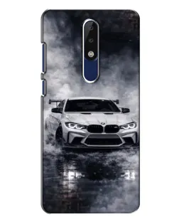 Чехол для Nokia 5.1 Plus (X5) с картинкой «BMW сквозь туман» Чехол для Nokia 5.1 Plus (X5) с картинкой «BMW сквозь туман»