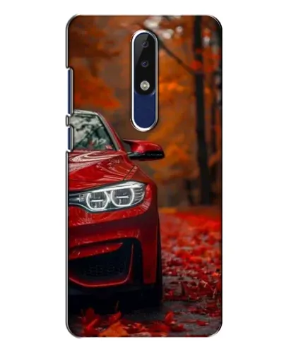 Чехол для Nokia 5.1 Plus (X5) с картинкой «Осенняя BMW M4»