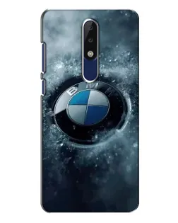 Чехол для Nokia 5.1 Plus (X5) с картинкой «Логотип BMW — лед» Чехол для Nokia 5.1 Plus (X5) с картинкой «Логотип BMW — лед»