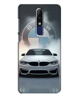 Чехол для Nokia 5.1 Plus (X5) с картинкой «BMW в белом дыму» Чехол для Nokia 5.1 Plus (X5) с картинкой «BMW в белом дыму»