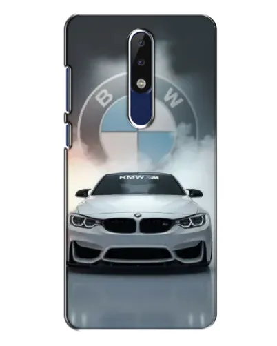 Чехол для Nokia 5.1 Plus (X5) с картинкой «BMW в белом дыму» Чехол для Nokia 5.1 Plus (X5) с картинкой «BMW в белом дыму»