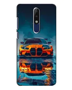 Чехол для Nokia 5.1 Plus (X5) с картинкой «BMW — золотая эмблема» Чехол для Nokia 5.1 Plus (X5) с картинкой «BMW — золотая эмблема»