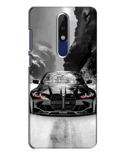Чехол для Nokia 5.1 Plus (X5) с картинкой «BMW — акварельный дрифт» Чехол для Nokia 5.1 Plus (X5) с картинкой «BMW — акварельный дрифт»