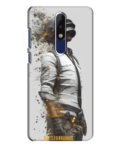 Чехол для Nokia 5.1 Plus (X5) с картинкой «PUBG — боец в пыли» Чехол для Nokia 5.1 Plus (X5) с картинкой «PUBG — боец в пыли»
