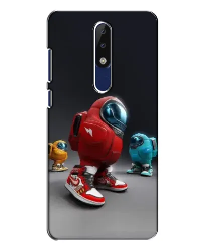 Чехол для Nokia 5.1 Plus (X5) с картинкой «Among Us — 3D стиль» Чехол для Nokia 5.1 Plus (X5) с картинкой «Among Us — 3D стиль»