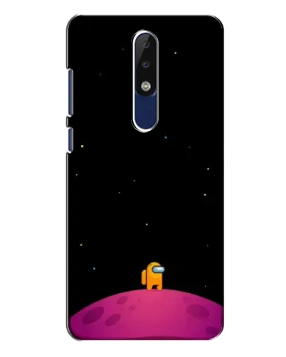 Чехол для Nokia 5.1 Plus (X5) с картинкой «Одинокий герой на планете» Чехол для Nokia 5.1 Plus (X5) с картинкой «Одинокий герой на планете»