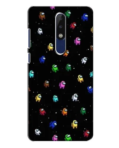 Чехол для Nokia 5.1 Plus (X5) с картинкой «Экипаж Among Us» Чехол для Nokia 5.1 Plus (X5) с картинкой «Экипаж Among Us»