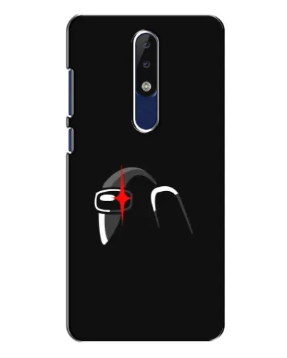 Чехол для Nokia 5.1 Plus (X5) с картинкой «Among Us шлем» Чехол для Nokia 5.1 Plus (X5) с картинкой «Among Us шлем»