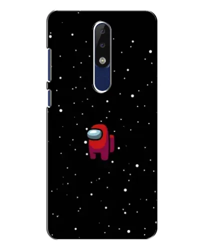 Чехол для Nokia 5.1 Plus (X5) с картинкой «Красный Among Us» Чехол для Nokia 5.1 Plus (X5) с картинкой «Красный Among Us»