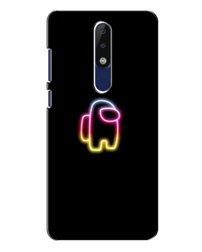 Чехол для Nokia 5.1 Plus (X5) с картинкой «Among Us градиент» Чехол для Nokia 5.1 Plus (X5) с картинкой «Among Us градиент»