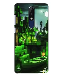 Чехол для Nokia 5.1 Plus (X5) с картинкой «Minecraft лесной пейзаж» Чехол для Nokia 5.1 Plus (X5) с картинкой «Minecraft лесной пейзаж»