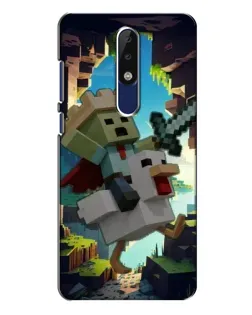 Чехол для Nokia 5.1 Plus (X5) с картинкой «Стив и гусь» Чехол для Nokia 5.1 Plus (X5) с картинкой «Стив и гусь»