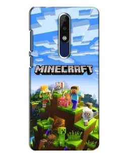 Чехол для Nokia 5.1 Plus (X5) с картинкой «Minecraft классический мир» Чехол для Nokia 5.1 Plus (X5) с картинкой «Minecraft классический мир»
