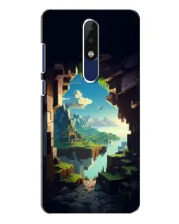 Чехол для Nokia 5.1 Plus (X5) с картинкой «Вид из пещеры» Чехол для Nokia 5.1 Plus (X5) с картинкой «Вид из пещеры»
