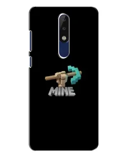 Чехол для Nokia 5.1 Plus (X5) с картинкой «Алмазная кирка» Чехол для Nokia 5.1 Plus (X5) с картинкой «Алмазная кирка»