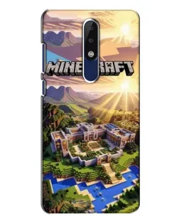 Чехол для Nokia 5.1 Plus (X5) с картинкой «Minecraft панорама» Чехол для Nokia 5.1 Plus (X5) с картинкой «Minecraft панорама»