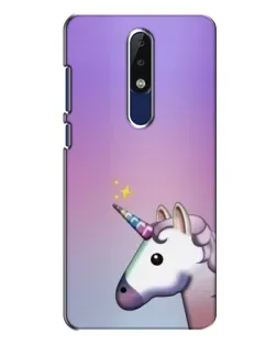 Чехол для Nokia 5.1 Plus (X5) с картинкой «Единорог градиент» Чехол для Nokia 5.1 Plus (X5) с картинкой «Единорог градиент»