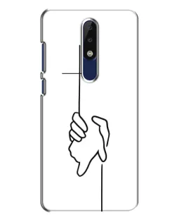 Чехол для Nokia 5.1 Plus (X5) с картинкой «Рука держит» Чехол для Nokia 5.1 Plus (X5) с картинкой «Рука держит»