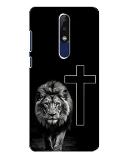 Чехол для Nokia 5.1 Plus (X5) с картинкой «Лев и Крест» Чехол для Nokia 5.1 Plus (X5) с картинкой «Лев и Крест»