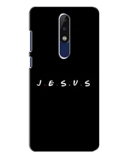 Чехол для Nokia 5.1 Plus (X5) с картинкой «Точки веры J.E.S.U.S.» Чехол для Nokia 5.1 Plus (X5) с картинкой «Точки веры J.E.S.U.S.»