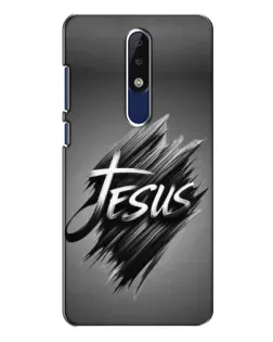 Чехол для Nokia 5.1 Plus (X5) с картинкой «Надпись Jesus Graffiti» Чехол для Nokia 5.1 Plus (X5) с картинкой «Надпись Jesus Graffiti»