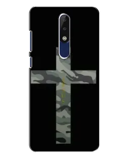 Чехол для Nokia 5.1 Plus (X5) с картинкой «Милитари Крест» Чехол для Nokia 5.1 Plus (X5) с картинкой «Милитари Крест»