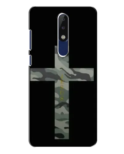 Чехол для Nokia 5.1 Plus (X5) с картинкой «Милитари Крест» Чехол для Nokia 5.1 Plus (X5) с картинкой «Милитари Крест»