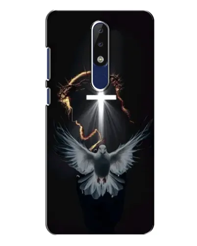 Чехол для Nokia 5.1 Plus (X5) с картинкой «Голубь и Свет» Чехол для Nokia 5.1 Plus (X5) с картинкой «Голубь и Свет»