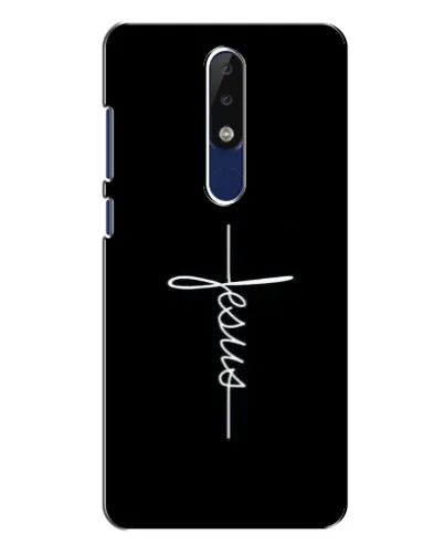 Чехол для Nokia 5.1 Plus (X5) с картинкой «Тонкая линия веры» Чехол для Nokia 5.1 Plus (X5) с картинкой «Тонкая линия веры»