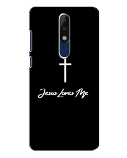 Чехол для Nokia 5.1 Plus (X5) с картинкой «Иисус любит тебя» Чехол для Nokia 5.1 Plus (X5) с картинкой «Иисус любит тебя»