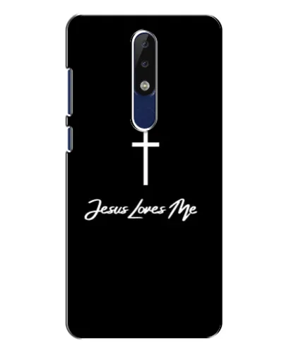 Чехол для Nokia 5.1 Plus (X5) с картинкой «Иисус любит тебя» Чехол для Nokia 5.1 Plus (X5) с картинкой «Иисус любит тебя»